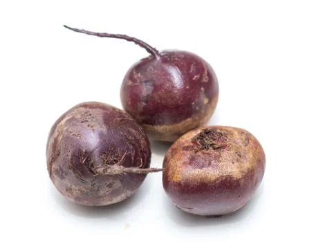 Beets on white background Stock Photos