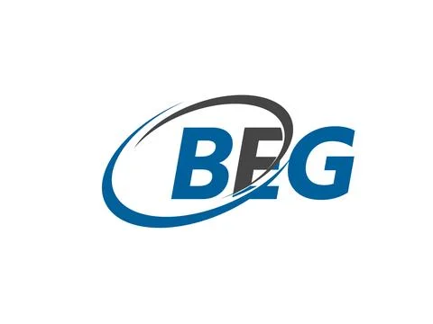 BEG logo, design, vector illustration Stock Illustration
