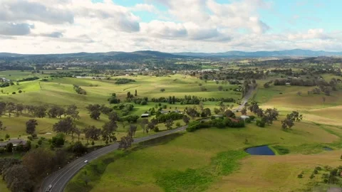 Bega Valley, New South Wales Aerial Stock Footage