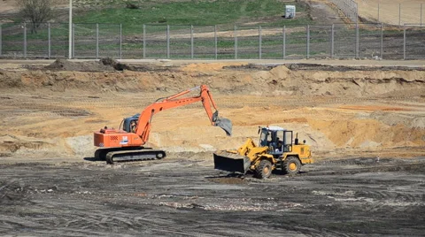 Began construction of the Republican center of Olympic training Stock Footage 64077412