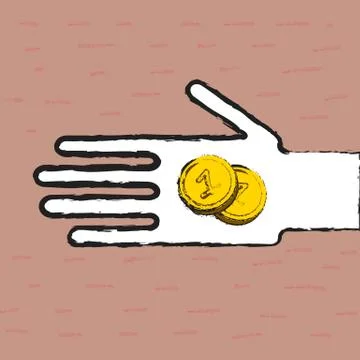 Beggar Stock Illustration