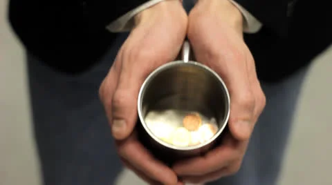 Begging Businessman Stock Footage 22845552