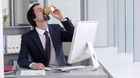 The Begining of the Working Day Stock Footage 61730112