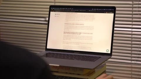 Beginner Learning Web Development With The Odin Project Full Stack Stock Footage 164819938