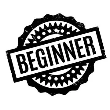 Beginner rubber stamp Stock Illustration