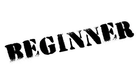 Beginner rubber stamp Stock Illustration