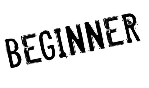 Beginner rubber stamp Stock Illustration