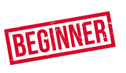 Beginner rubber stamp Stock Illustration