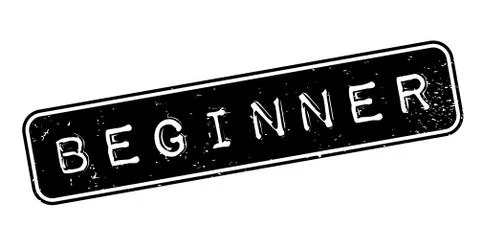 Beginner rubber stamp Stock Illustration