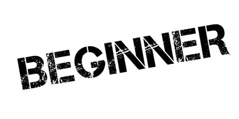 Beginner rubber stamp Stock Illustration