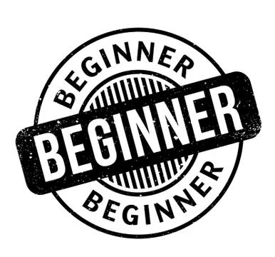 Beginner rubber stamp 스톡 일러스트