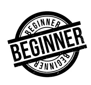 Beginner rubber stamp Stock Illustration