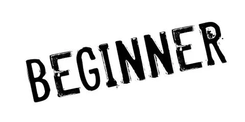 Beginner rubber stamp Stock Illustration