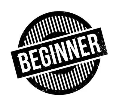 Beginner rubber stamp Stock Illustration