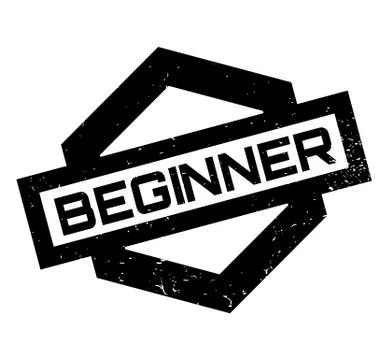 Beginner rubber stamp Stock Illustration
