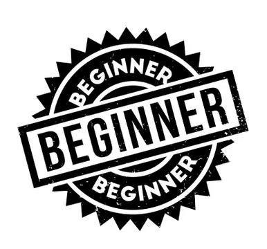 Beginner rubber stamp Stock Illustration