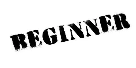 Beginner rubber stamp Stock Illustration