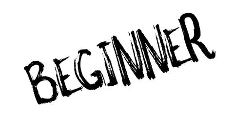 Beginner rubber stamp Stock Illustration