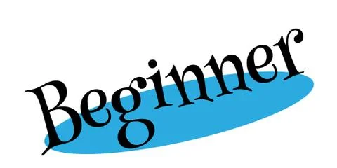 Beginner rubber stamp Stock Illustration