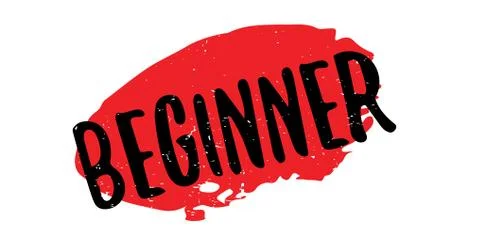Beginner rubber stamp Stock Illustration