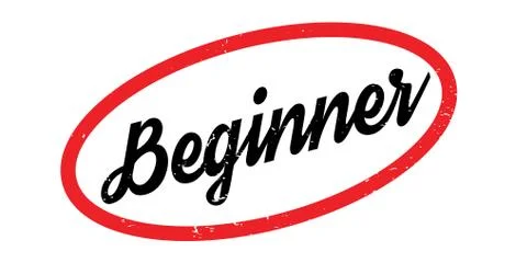 Beginner rubber stamp Stock Illustration