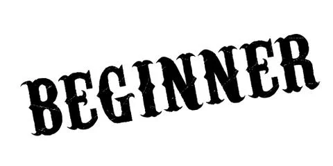 Beginner rubber stamp Stock Illustration