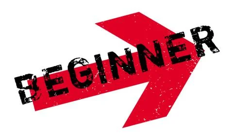 Beginner rubber stamp Stockillustratie