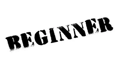 Beginner stamp Illustrazione stock