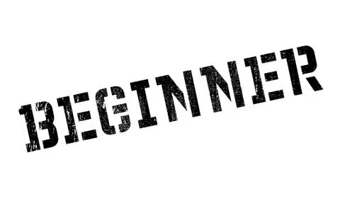 Beginner stamp Illustrazione stock