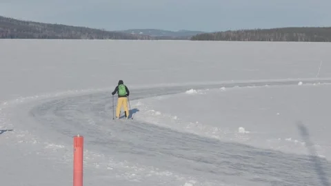Beginners try to skate Stock Footage 248615206
