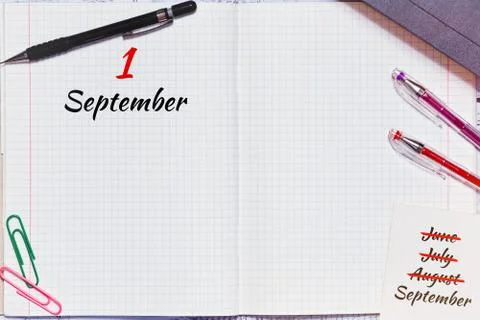 Beginning of academic year concept Stock Photos