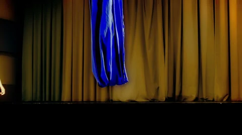 Beginning of the practice, yoga in the air Stock Footage 38479003