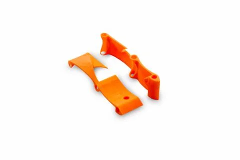 Beginning of the racing drone assembly. Elements of a spare part of an unmann 스톡 사진