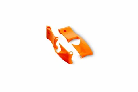 Beginning of the racing drone assembly. Elements of a spare part of an unmann Stock Photos