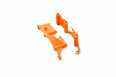 Beginning of the racing drone assembly. Elements of a spare part of an unmann 스톡 사진