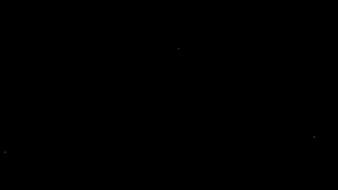 Beginning of a snowfall on a black background in 4K. Stock Footage 127377627