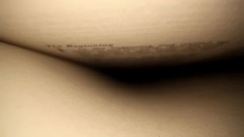 "The Beginning". Static to start, focus pulled to the words and then Stock Footage 128747882
