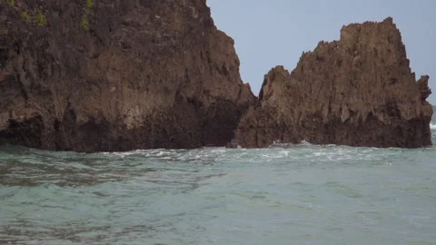 The beginning of the storm on the Atlantic Ocean Stock Footage 159305311