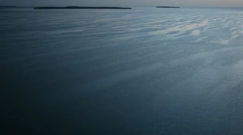 Beginning of Sunset on Ocean Stock-Footage 26243019