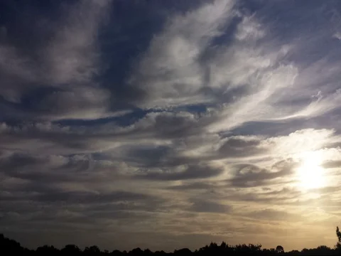 Beginning of Sunset Timelapse (2160p 29.97) Stock Footage 74941079