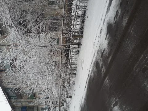 Beginning of winter Foto stock