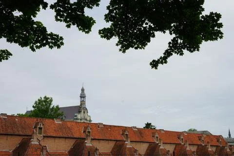 Beguinage in Lier Stock Photos