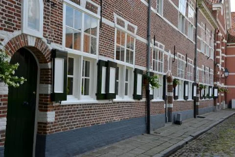 At the beguinage 库存照片