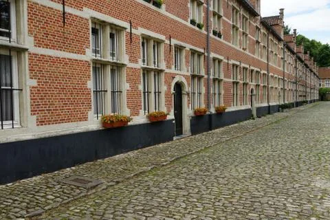 At the beguinage 写真素材