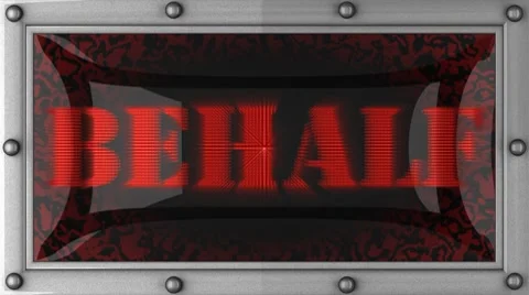 Behalf on led Stock Footage 8666172