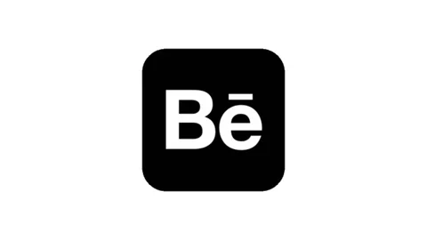 Behance icon animated background, behance button logo, behance app,  Vídeos de archivo 241745077