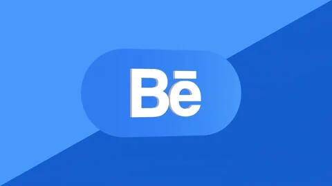Behance Icon Transition - Alpha Stock Footage 138980770