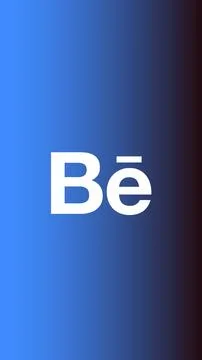 Behance logo sign symbol vector. Mobile apps online service icon. Social Media Stock Illustration