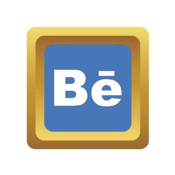 Behance social icon 库存插图