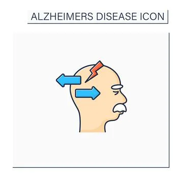 Behavior changes color icon Stock Illustration